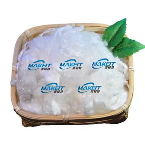 Recycled polyester short fibers with a specification of 1.5d and 38mm.