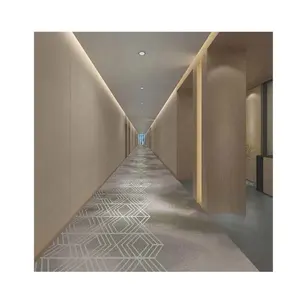 Koridor hotel dapat disesuaikan 3d karpet dicetak ruang koridor ruang ruang ruang dansa dicetak komersial karpet