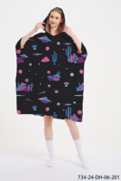 Pyjamas en bambou doux d'usine d'origine à manches longues T-Shirt surdimensionné de nuit vêtements de nuit robe de nuit chemises de nuit pour femmes t-shirt de nuit