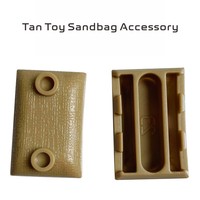 Pièces d'assemblage de sacs de sable multicolores pour scènes, accessoires de scène militaire DIY, compatibles avec les mini-poupées, jouet de collection, cadeau de vacances pour enfants