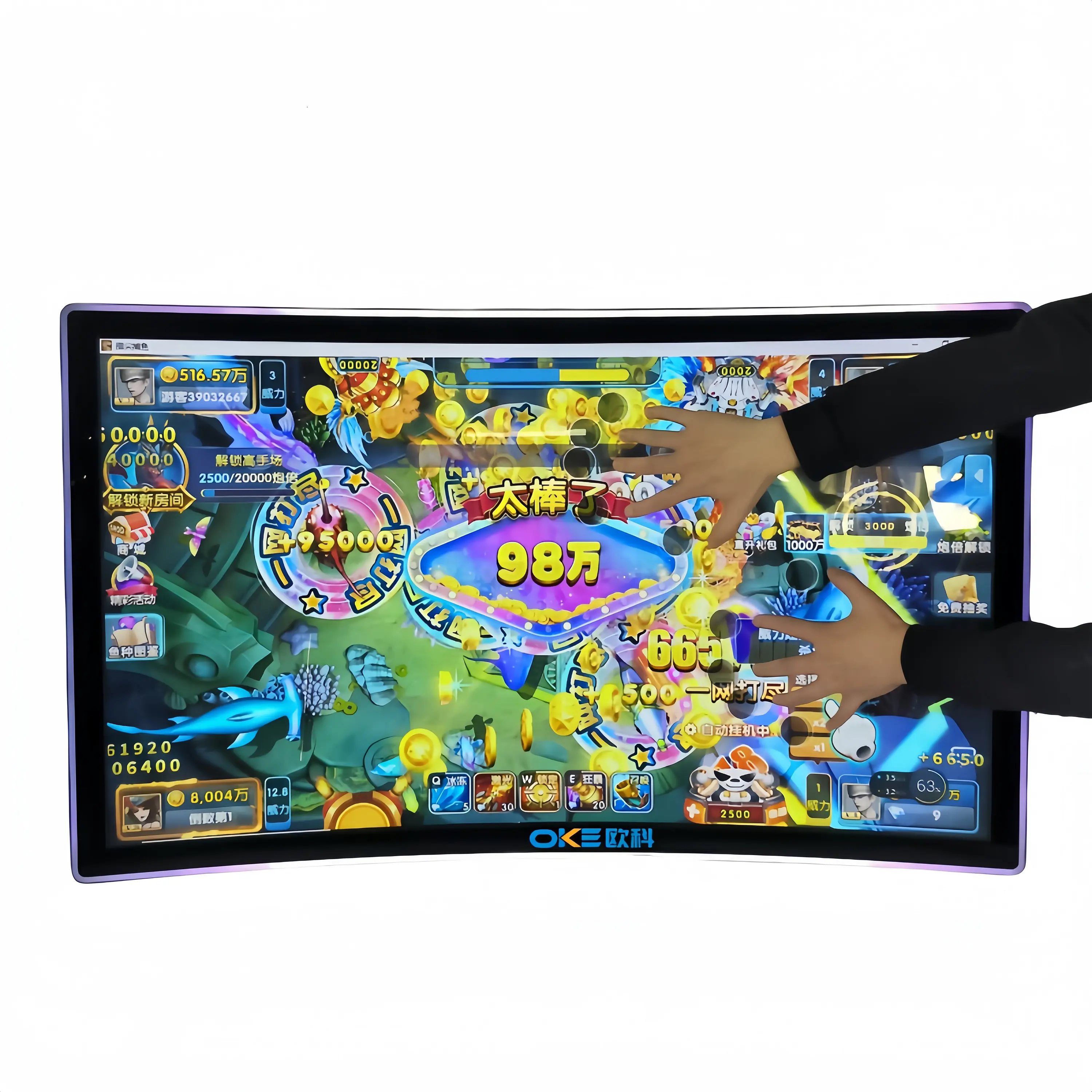 2024 Neuer Computer 4k LED/LCD-Touchscreen mit 144Hz 27 Zoll gebogenem Bildschirm 3M Gaming-Touchscreen