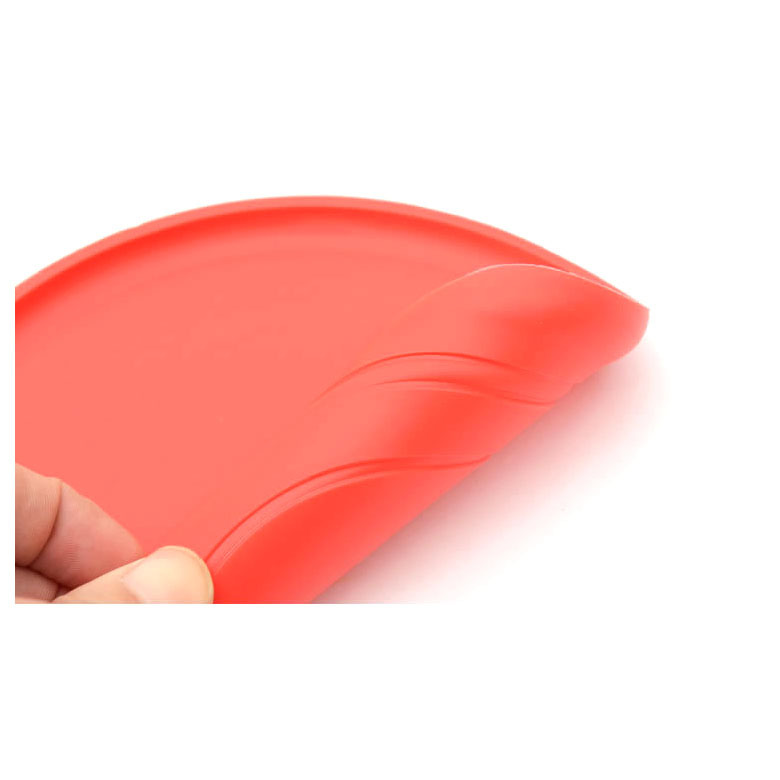Formation de Chien Frisbee Doux Jeter, Disque Volant Chercher Silicone Dents Jouet Amusant