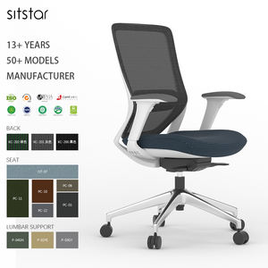 Nhà Máy midback Ghế văn phòng Nhôm Cơ <span class=keywords><strong>s</strong></span>ở sillas de oficina sang trọng nhiệm vụ nhân viên Ergonomic Ghế văn phòng cho đồ nội thất hiện đại - Product Image 1
