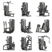 Machine à abductions et adductions de la hanche en acier robuste, à charge par broches, équipement de gym commercial pour l'entraînement de la force des cuisses et des jambes, musculation, 70 kg