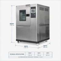 Cámara de Prueba de Humedad y Temperatura Alta y Baja de Acero Inoxidable, Equipo de Laboratorio de Estabilidad Climática Programable de Fábrica