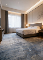 Tapis de luxe moderne personnalisé pour salon, en nylon, design imprimé, tapis mural, tapis de chambre d'hôtel pour hôtel 5 étoiles