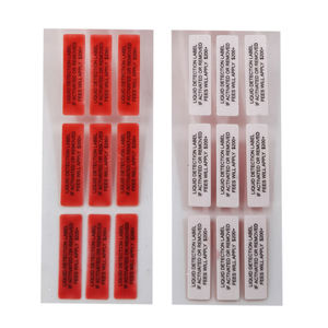 Etiqueta Adhesiva Sensible al Agua, Etiqueta de Vinilo Impermeable para Envases de Bebidas, Indicador de Reacción <span class=keywords><strong>a</strong></span> la Humedad, Personalización de Marca - Product Image 1