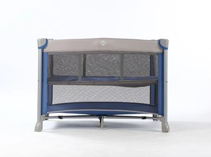Lit de voyage pliable HBB à une main, confortable, avec deux couleurs, quatre coins et quatre filets en maille - Product Image 2