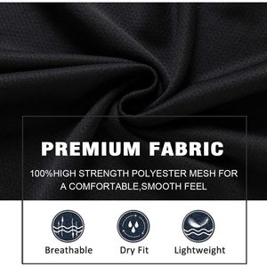 Maillot d'entraînement de hockey sur glace Ealer série H400 pour hommes, col en V, sublimé, séchage rapide, 320g - Product Image 6