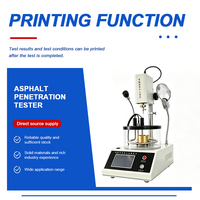 Pénétromètre à bitume électrique automatique de laboratoire à affichage numérique, contrôle de température, haute précision, en acier inoxydable, 0-62 mm