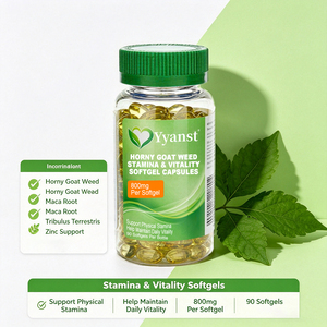 Complément Énergisant Masculin : Extrait de Horny Goat Weed en Gélules Molles 800mg, 90 unités – Soutient la Force Physique, la Vitalité et le Mode de Vie Quotidien – Vente en Gros, OEM - Product Image 2