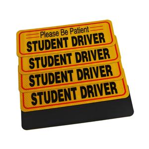 Waterproof Reflective Car Sticker High Quality Window Removable Sticker Baby in Car Mama in Car <strong>Student</strong> <strong>Driver</strong>