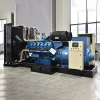 Groupe électrogène diesel Weichai à châssis ouvert 1500 kVA 1200 kW, 12 cylindres, 39,2 L, 2160 A, triphasé pour centre de données et alimentation industrielle