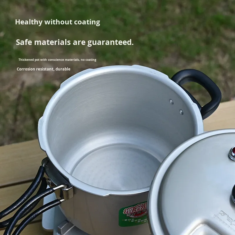 Autocuiseur En Aluminium - Marmite 32 Cm Pour Cuisinière à Gaz, Camping, Soupes Et Ragoûts