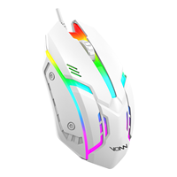 Souris de jeu filaire ergonomique universelle VONN V1 avec rétroéclairage LED, interface mini USB, en stock pour utilisation sur ordinateur de bureau