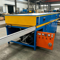 Panneau de placage de meubles en film PVC semi-automatique à commande PLC, haute efficacité, pour armoires de cuisine en MDF, avec traitement thermique sous vide, prix usine réduit