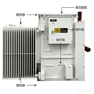 Transformateur de distribution monophasé immergé dans l'huile, étanche, ONAN, Rainbow ZGS-H-75kVA 14.4/0.24kV, standard Canada, à montage sur socle, pur - Product Image 4