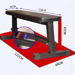 Banco plano multifunción ajustable con almacenamiento para el hogar o comercial <span class=keywords><strong>Fitness</strong></span> mancuernas equipo de ejercicio - Product Image 6