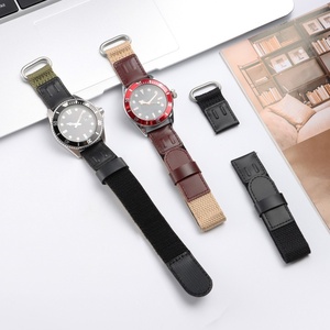 <span class=keywords><strong>Correa</strong></span> de <span class=keywords><strong>Reloj</strong></span> de Nailon Transpirable Lionorm con Cierre de Velcro, 19mm 20mm 22mm, Liberación Rápida, <span class=keywords><strong>Correa</strong></span> Deportiva Suave para Accesorios de <span class=keywords><strong>Reloj</strong></span> DW - Product Image 4