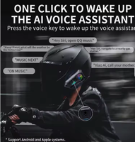 Harga Pabrik Speaker Helm Audio Headset Helm Motor Panggilan Bebas Genggam Putar Musik untuk Berkendara