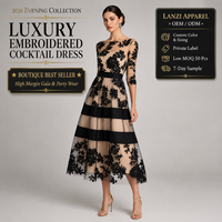 Robe trapèze en tulle avec appliques en dentelle, marque privée, OEM ODM, style streetwear automne, avec bordure en satin et doublure nude, jupe midi à empiècements