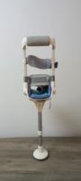 Soutien de fracture de l'articulation de la cheville blessure à la cheville béquille antidérapante et extensible sans soutien de la main aide à la marche assistée béquille de jambe