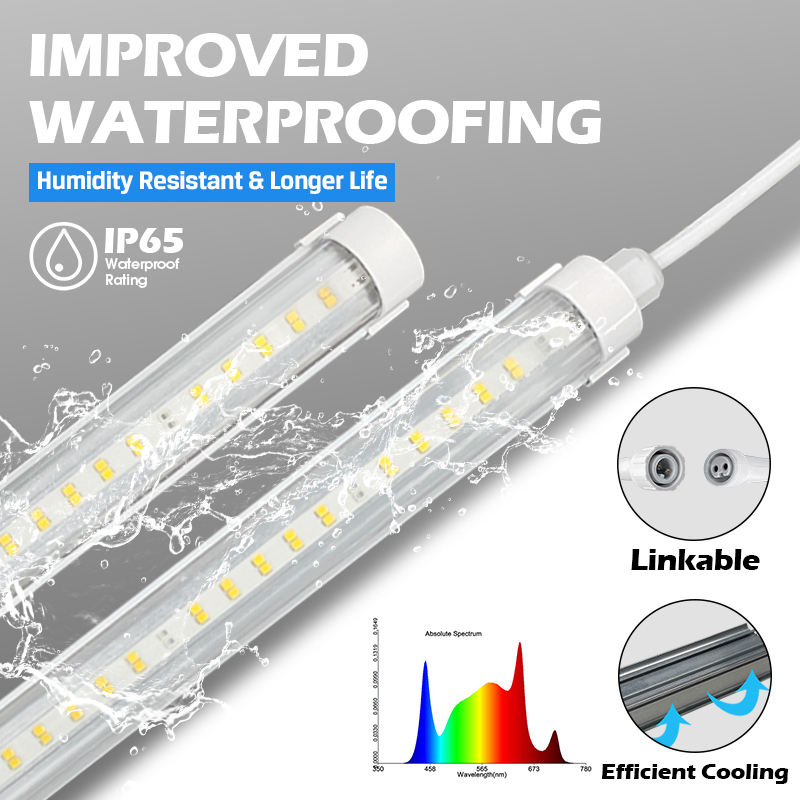 90cm/120cm/150cm Aluminum T8 IP65 Full Spectrum LED Grow Light Ra90 120 ...