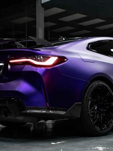 فيلم فينيل لاصق ذاتي لتغيير لون السيارة، ملصق أرجواني فائق الخفوت من مادة PET PVC للديكور الخارجي للسيارات - Product Image 5