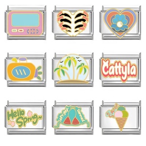 Pulsera de moda retro hecha a mano con base de acero, accesorio creativo con joyería de módulo transfronterizo - Product Image 6