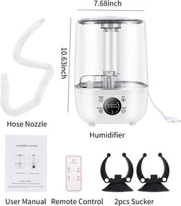 Réveil de méditation électrique, humidificateur ultrasonique, aromathérapie, veilleuse LED 7 couleurs, ultra-silencieux (<36dB), design champignon - Product Image 4