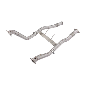 Tubería de Escape OEM Downpipe para <span class=keywords><strong>Ford</strong></span> <span class=keywords><strong>Bronco</strong></span> F-150 Raptor 3.0T SS304, Tubo de Prueba Aislado, Tubos de Escape para Mejora de Potencia - Product Image 1