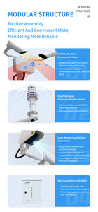 Station météo <span class=keywords><strong>de</strong></span> surveillance à distance pour les routes, autoroutes, zones intérieures, rivières, voies navigables, zones montagneuses, viaducts et ponts - Product Image 2