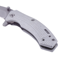 Draagbare Roestvrijstalen Opvouwbare Utility Mes Outdoor Camping Dagelijks Gebruik Survival Pocket Mes Met Aluminium Handvat