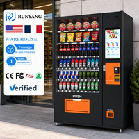 Máquina Expendedora Personalizada para Exteriores RUNYANG con Pantalla Táctil de 22 Pulgadas, Gestión Basada en la Nube y Monitoreo Remoto para Snacks, Refrescos, Alimentos y Bebidas