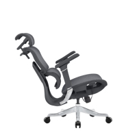 Chaise de bureau ergonomique à dossier haut entièrement en maille 2026 Nouvelle chaise de direction pivotante avec appui-tête réglable
