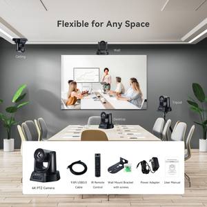 Cámara PTZ TONGVEO Ultra 4K NDI HX 20X con LAN USB SDI, Cámara IP <span class=keywords><strong>Profesional</strong></span> para Videoconferencias - Product Image 6