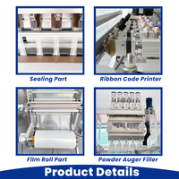 Machine d'emballage multivoie automatique pour créatine monohydrate et protéines en poudre, sachets sticks