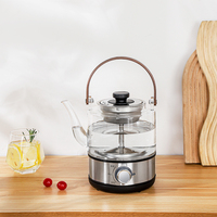 Bouilloire Électrique Multifonctionnelle Automatique en Verre pour Eau Chaude, Chauffe-Eau Vapeur, Maintien au Chaud, Usage Domestique et Hôtelier
