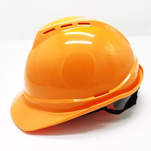 หมวกนิรภัยสำหรับการทำงานกีฬา,หมวกกันน็อกแบบแข็งทำจากพลาสติกสีขาวมาตรฐานอเมริกันมีรูที่ครอบหูป้องกันศีรษะ - Product Image 3