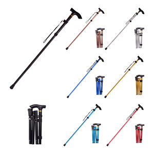 Bastoncini da Trekking Pieghevoli Antiscivolo per Sentieri nella Foresta, Escursioni in Montagna e Avventure all'Aperto - Product Image 3