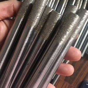 Tùy chỉnh thiêu kết kim cương Router bit CNC đá phay Cutter dưới rãnh thiết kế End Mill kim loại 10PC min thứ tự - Product Image 4