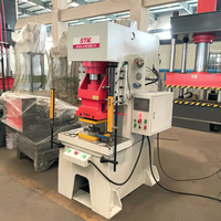 Presse hydraulique compacte de 40 tonnes - Utilisée pour le formage de tôles métalliques rondes à trous multiples par procédé de poinçonnage
