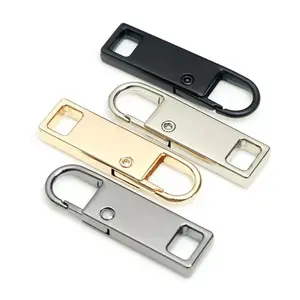 Detachable Zipper Pull Replacement Zipper Slider Puller Lock for Jacket  Dress Luggage Bag Metal DIY Zipper Head Repair Kit