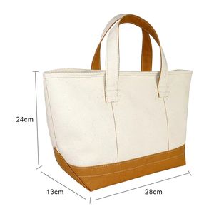 Bolsa de Mano Personalizada con Logotipo para Mujer, con Cierre de Cremallera, de Lona de Algodón Reutilizable, para Uso Diario y Regalos - Product Image 2