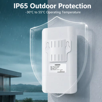 Pont sans fil haute performance pour extérieur, 300 Mbps, 2,4 GHz, 802.11n, antenne 8 dBi, IP65, 24 V PoE, 500 m, pour ascenseur, CCTV, réseau