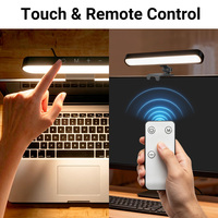 Support d'écran LED avec lumière intégrée et télécommande tactile, 3 modes de couleur, éclairage d'appoint pour écran d'ordinateur pour vidéoconférence