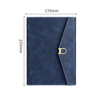 Vente en gros de boîte promotionnelle de luxe en cuir PU avec logo personnalisé jonrnal planner journal d'affaires papeterie stylo et cahier coffret cadeau