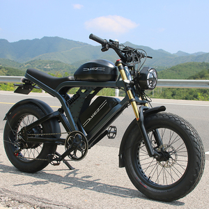 Motocicleta Eléctrica Todoterreno con Neumáticos Anchos de 20 Pulgadas, 52V 1500W 55Ah, Doble Batería y Gran Autonomía para Adultos - Stock en EE. UU. - Product Image 3