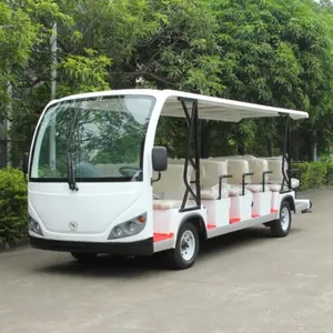 Portátil de alta calidad 80KM Street Legal Electric Tour Shuttle 75V con 23 asientos autobús turístico a la venta