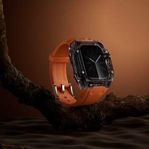 Nouveauté : <span class=keywords><strong>Bracelet</strong></span> et étui de protection 2 en 1 pour <span class=keywords><strong>Apple</strong></span> <span class=keywords><strong>Watch</strong></span>, coque transparente par Richard, compatible avec les séries 7, 8, 9 - Product Image 5